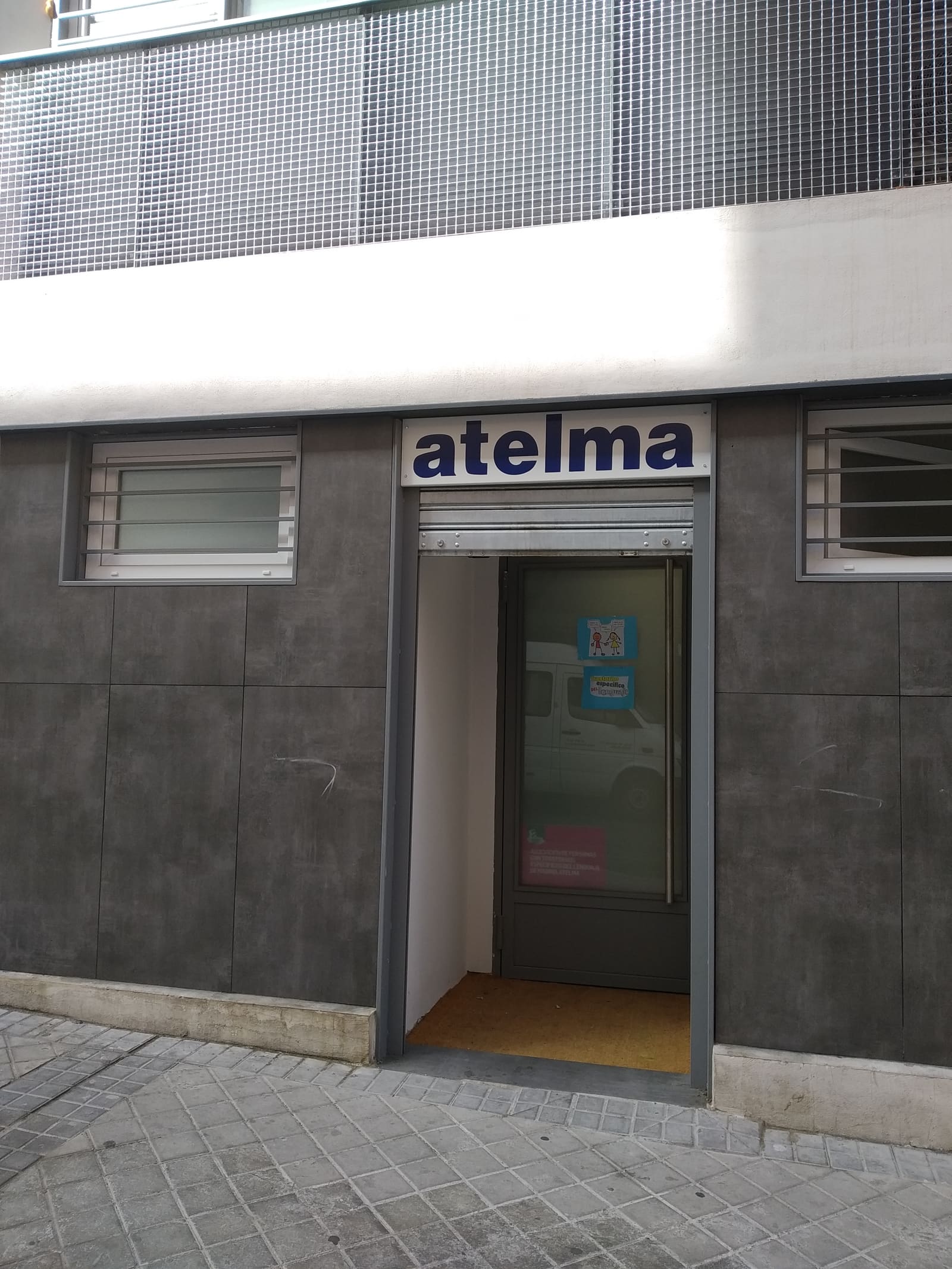 Fachada de ATELMA, Calle Marcelina 32, Madrid