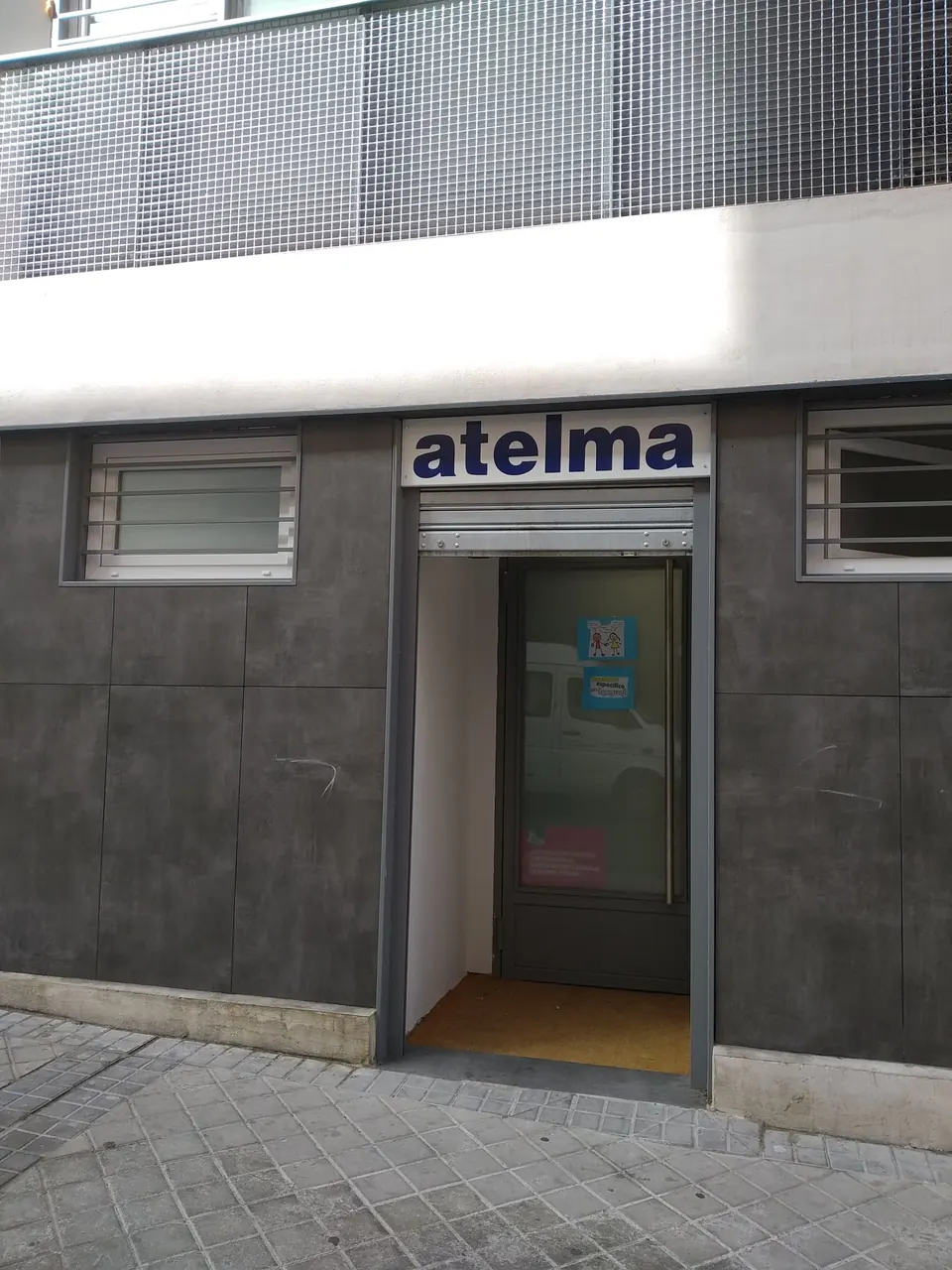 Fachada de ATELMA, Calle Marcelina 32, Madrid