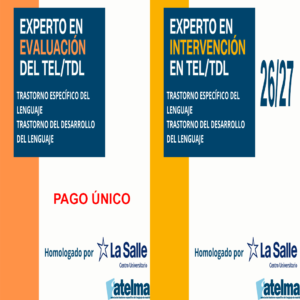 Experto en Evaluación e Intervención de los Trastornos Específicos del Lenguaje TEL/TDL 2026/2027